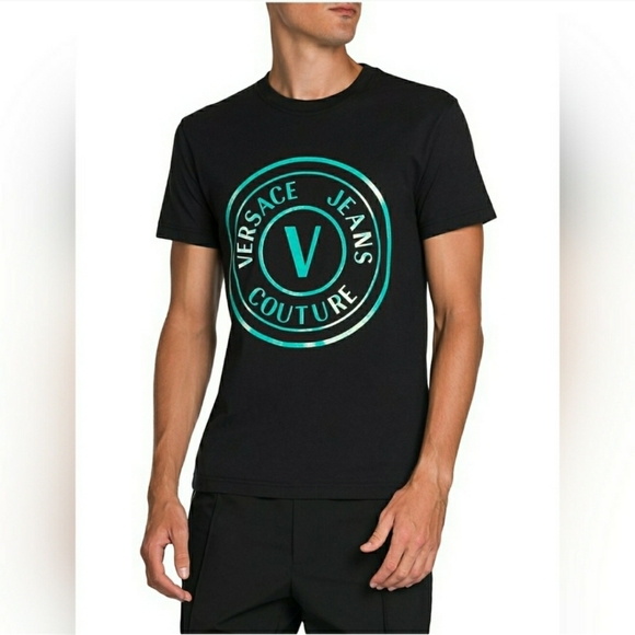 Versace Jeans Couture Iconic Iridescent Emblem Tee - Picture 4 of 10